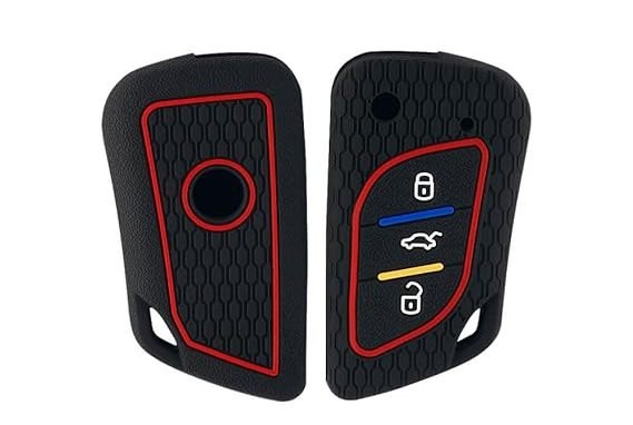 Keycare Silicon key cover fit for Xhorse LX-B30 universal remote flip key KC69 | Black
