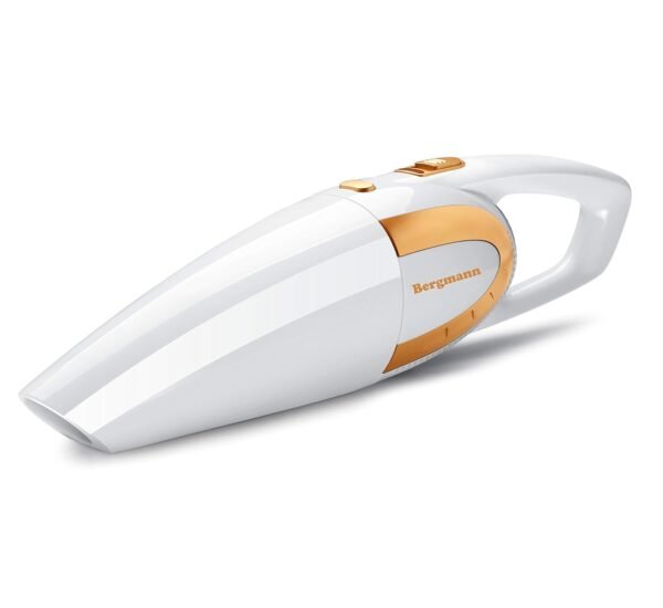 Stunner Car Vaccum Cleaner White | 5m Power Cord 150W  Powerful Suction | Bergmann BAV-150W