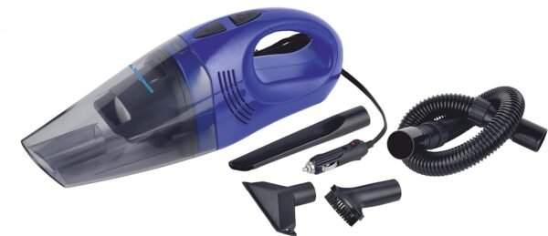 Hurrican Hi-Power Car Vaccum Cleaner | 3m Power Cord 100W  Powerful Suction | Bergmann BAV-100