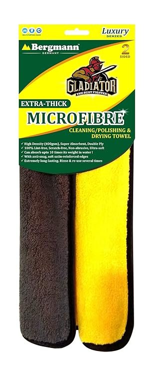 Gladiator Extra Thick Microfiber Luxury Towel | Bergmann BJ030116