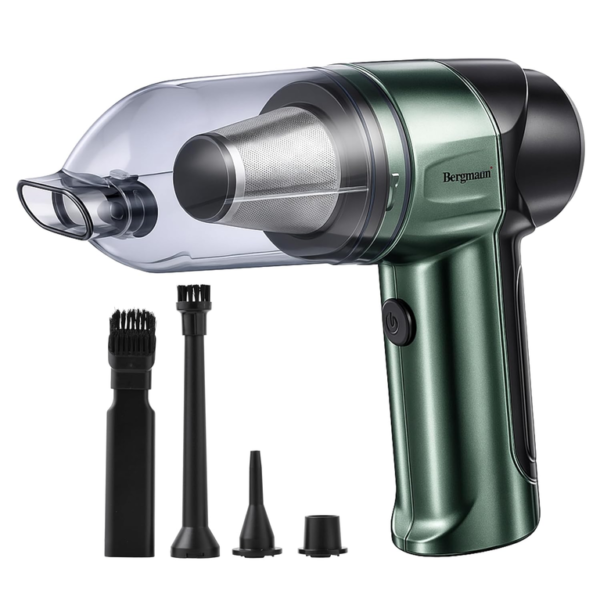 Windsor Cordless 2-in-1 Vaccum Cleaner and Blower Green | 80W High Power Blower and Suction | Bergmann BAV-80C-BLDC